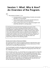 Cool Little Kids Anxiety Prevention Program Kit